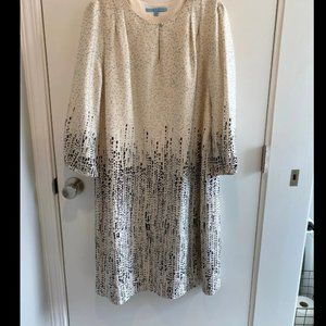 Antonio Melani Black and White Shift Dress